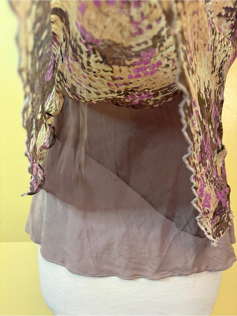 Diane Von Furstenberg Silk Tank and Liner - Picture 3 of 10